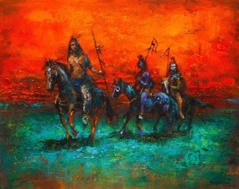 Indian 17 by artist Ping Irvin
